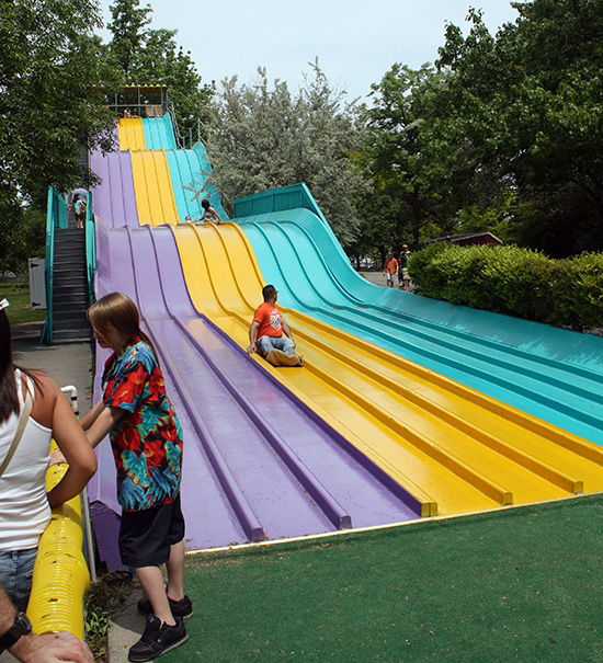 The Giant Slide at Martin's Fantasy Island Amusement Park, Grand Island, New York