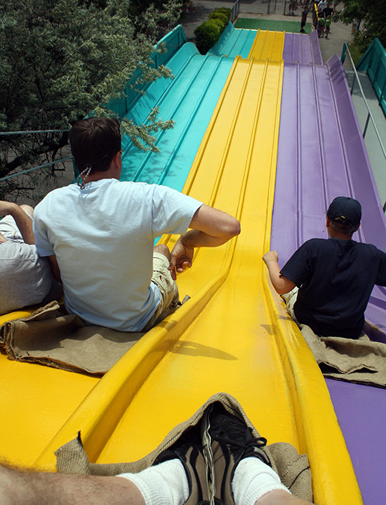 The Giant Slide at Martin's Fantasy Island Amusement Park, Grand Island, New York