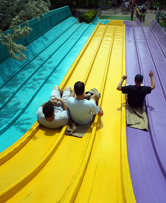 The Giant Slide at Martin's Fantasy Island Amusement Park, Grand Island, New York