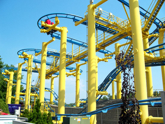 The Mad Mouse Rollercoaster at Michigan's Adventure, Muskegon, MI
