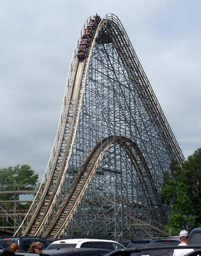Hades Rollercoaster at Mt. Olympus Water & Theme Park, Wisconsin Dells, Wisconsin