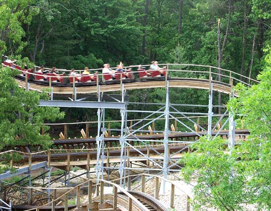 Hades Rollercoaster at Mt. Olympus Water & Theme Park, Wisconsin Dells, Wisconsin