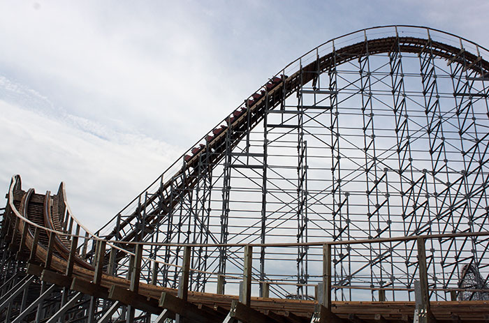 Hades Roller Coaster at Mount Olympus Water & Theme Park, Wisconsin Dells, Wisconsin