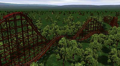 The Bertrand Island Wildcat No Limits Defunct Rollercoaster