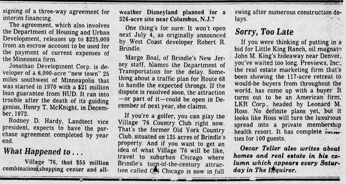 Old Chicago Shopping Center & Amusement Park, Bolingbrook Illinois