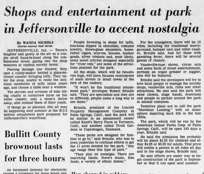 Old Chicago Shopping Center & Amusement Park, Bolingbrook Illinois