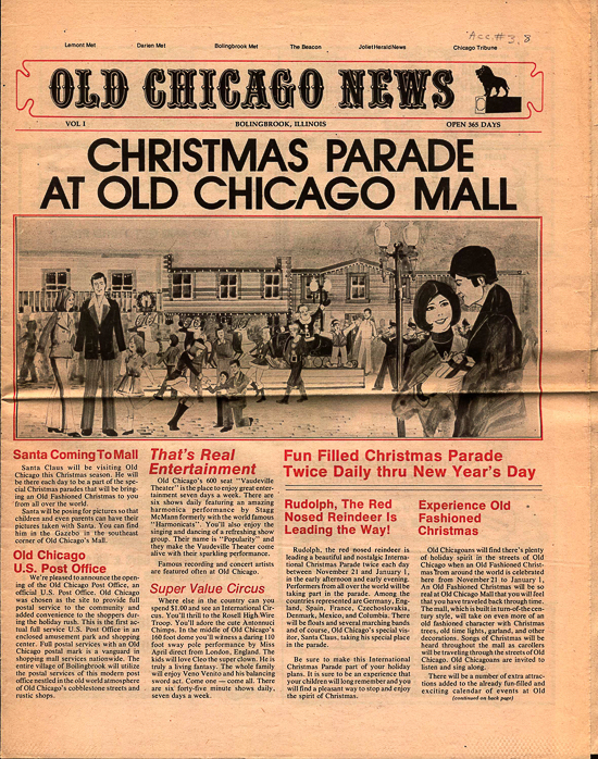 Old Chicago Shopping Center & Amusement Park, Bolingbrook Illinois