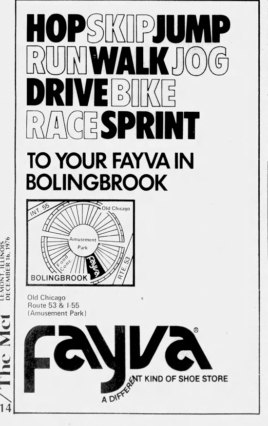 Old Chicago Shopping Center & Amusement Park, Bolingbrook Illinois