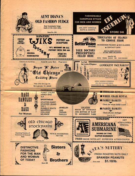 Old Chicago Shopping Center & Amusement Park, Bolingbrook Illinois