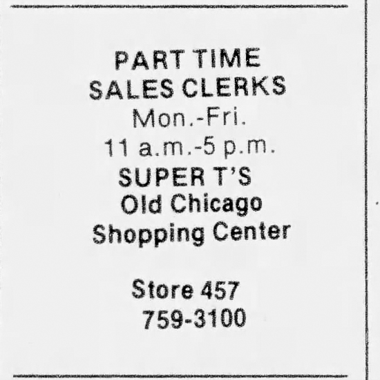 Old Chicago Shopping Center & Amusement Park, Bolingbrook Illinois