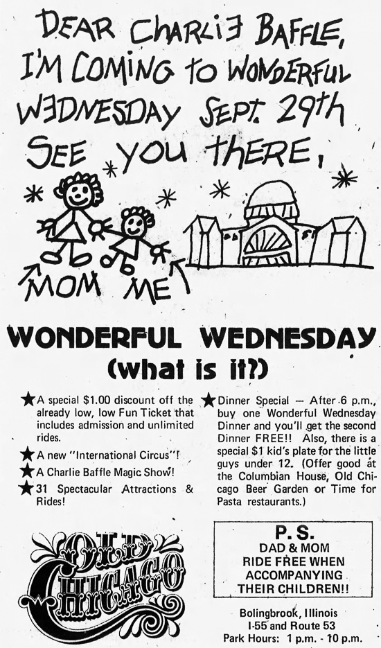 Old Chicago Shopping Center & Amusement Park, Bolingbrook Illinois