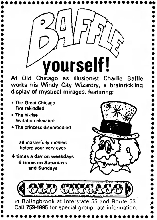 Old Chicago Shopping Center & Amusement Park, Bolingbrook Illinois