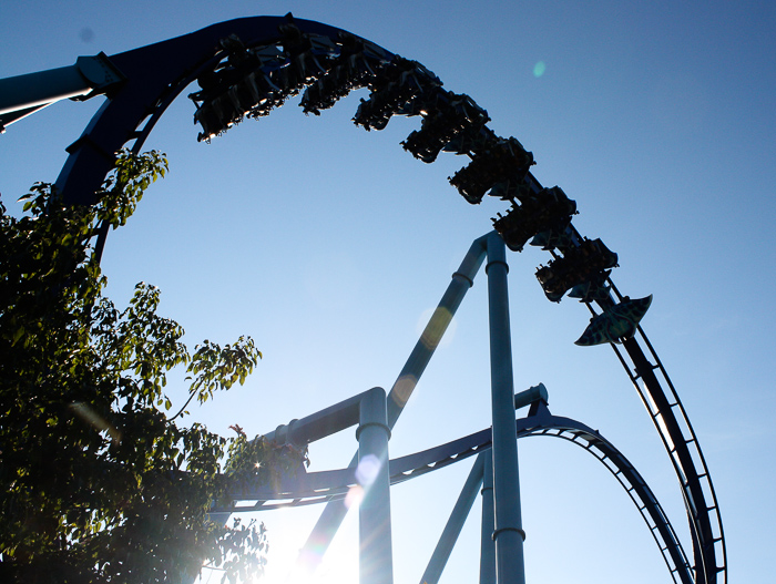 The Manta Roller Coaster at SeaWorld Orlando, Orlando, Florida