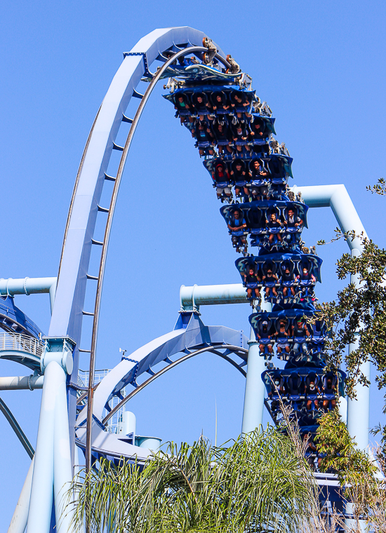 The Manta Rollercoaster at SeaWorld Orlando, Orlando, Florida