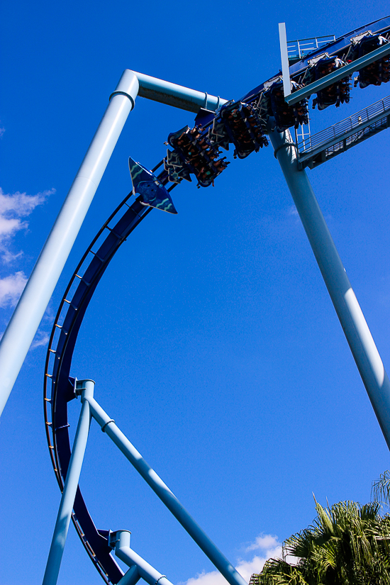 The Manta Rollercoaster at SeaWorld Orlando, Orlando, Florida