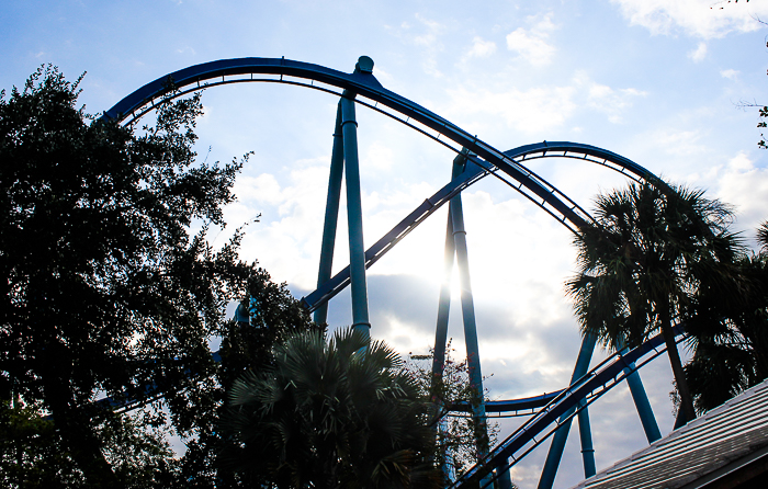 The Manta Rollercoaster at SeaWorld Orlando, Orlando, Florida