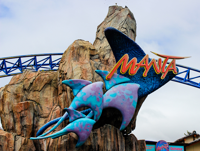 The Manta Rollercoaster at SeaWorld San Diego, San Diego, California