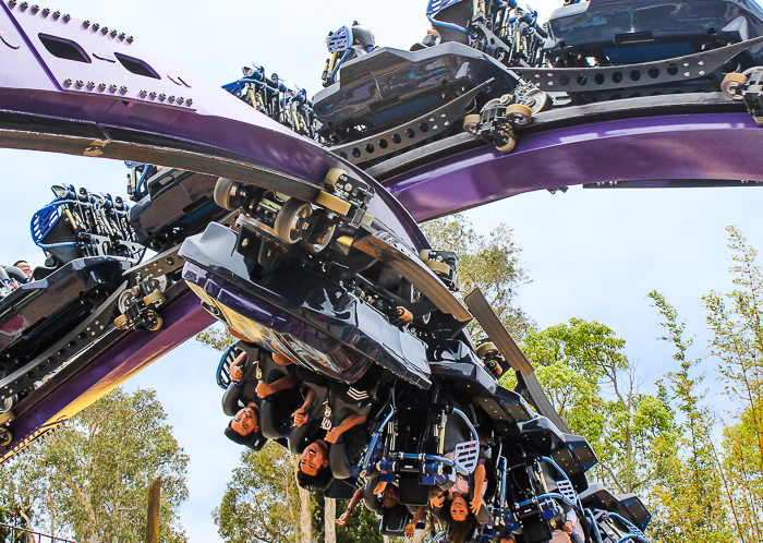 The Tidal Twister Rollercoaster at SeaWorld San Diego, San Diego, California