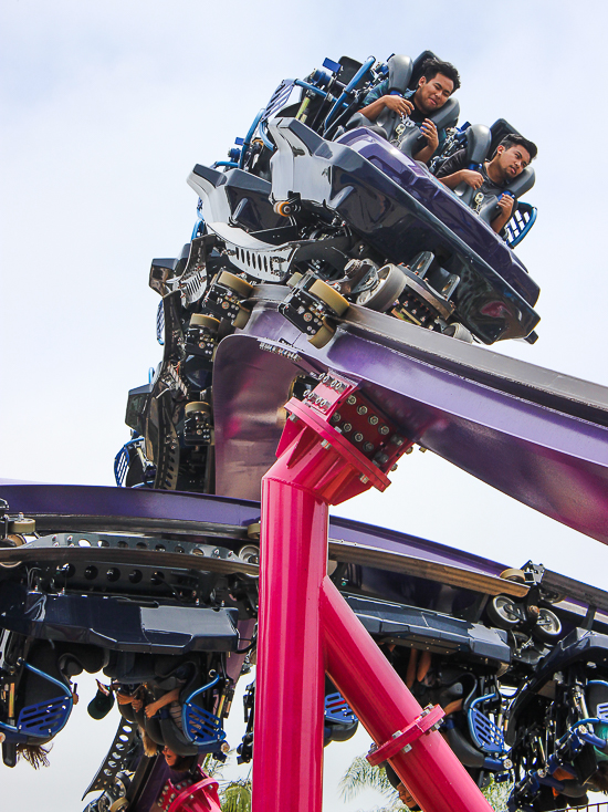 The Tidal Twister roller coaster at SeaWorld San Diego, San Diego, California