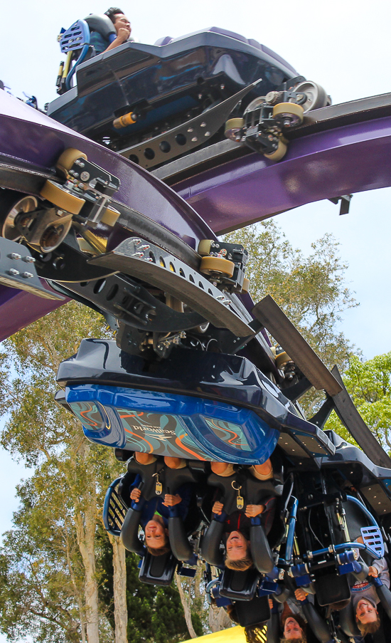 The Tidal Twister rollercoaster at SeaWorld San Diego, San Diego, California