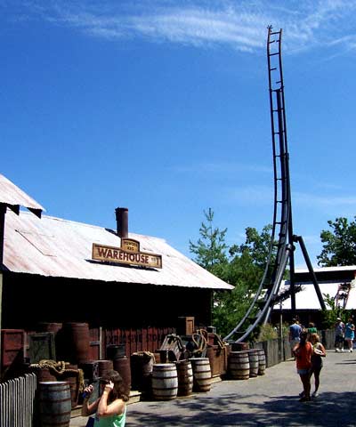The Powder Keg rollercoaster at Silver Dollar City, Branson, MO