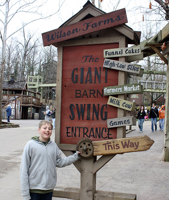 The Barn Swing at Silver Dollar City, Branson, Missouri