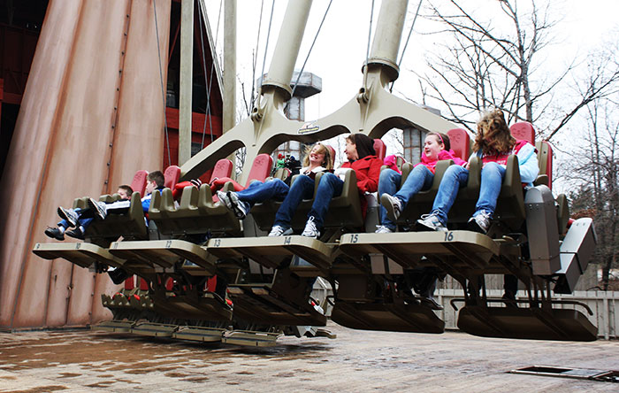 The Barn Swing at Silver Dollar City, Branson, Missouri