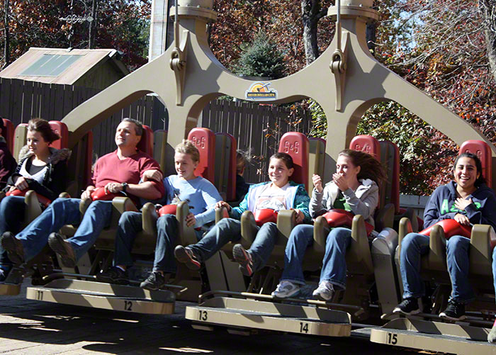 The Giant Swing at Silver Dollar City, Branson, Missouri