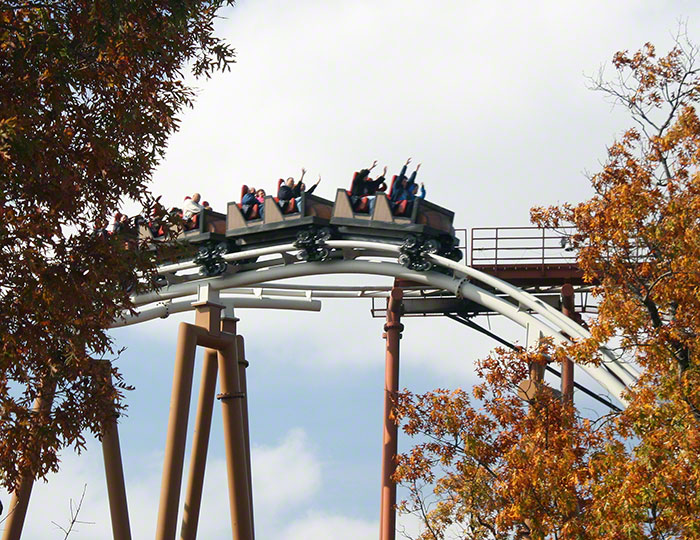 The Powder Keg Roller Coaster at Silver Dollar City, Branson, Missouri