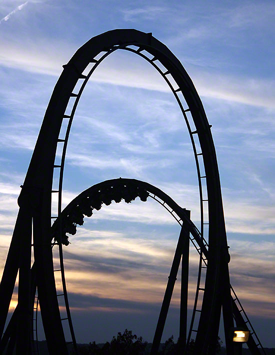 The Wildfire Roller Coaster at Silver Dollar City, Branson, Missouri