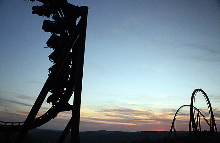 The Wildfire Roller Coaster at Silver Dollar City, Branson, Missouri