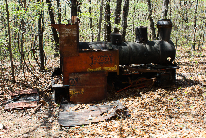 The Train Ride at Silver Dollar City, Branson, Missouri