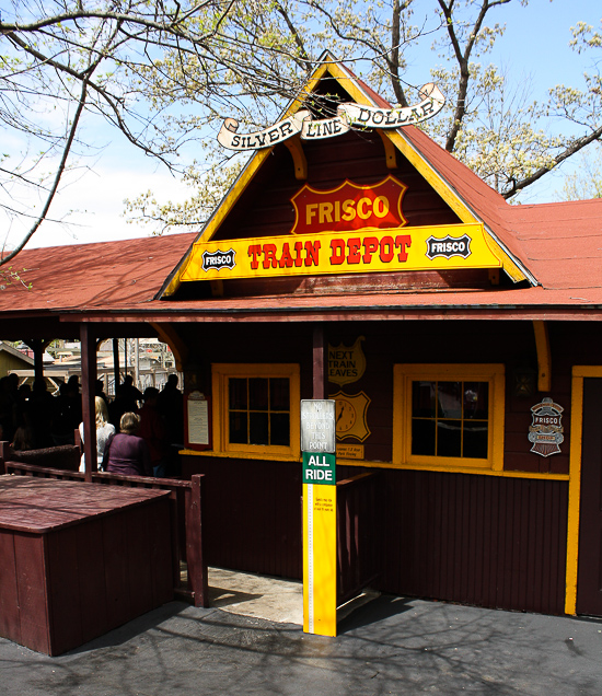 The Train Ride at Silver Dollar City, Branson, Missouri