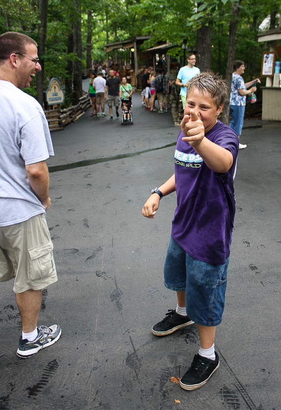 The American Plunge at Silver Dollar City, Branson, Missouri