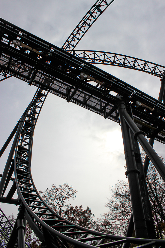 The New for 2018 Time Traveler Mack Launched Looping Spinning rollercoaster at Silver Dollar City, Branson, Missouri