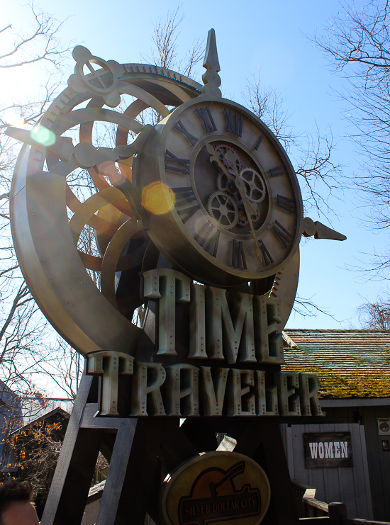 The Time Traveler; the tallest fastest steepest spinning roller coaster media preview at Silver Dollar City, Branson, Missouri