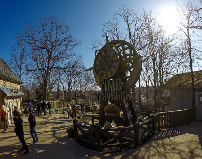 The Time Traveler; the tallest fastest steepest spinning roller coaster media preview at Silver Dollar City, Branson, Missouri