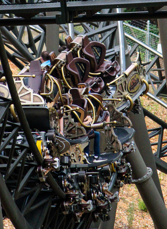 The Time Traveler roller coaster at Silver Dollar City, Branson, Missouri
