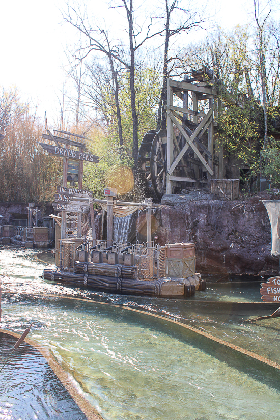 The final day of Fire in the Hole at Silver Dollar City, Branson, Missouri