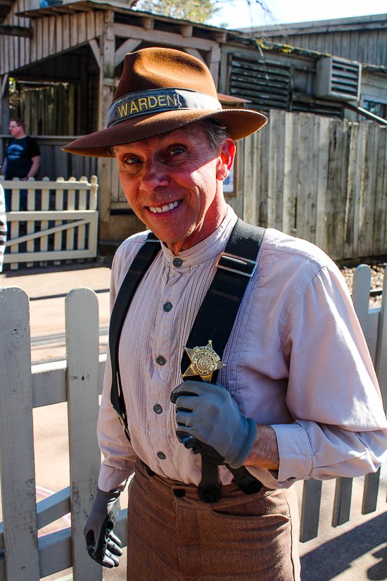 The final day of Fire in the Hole at Silver Dollar City, Branson, Missouri