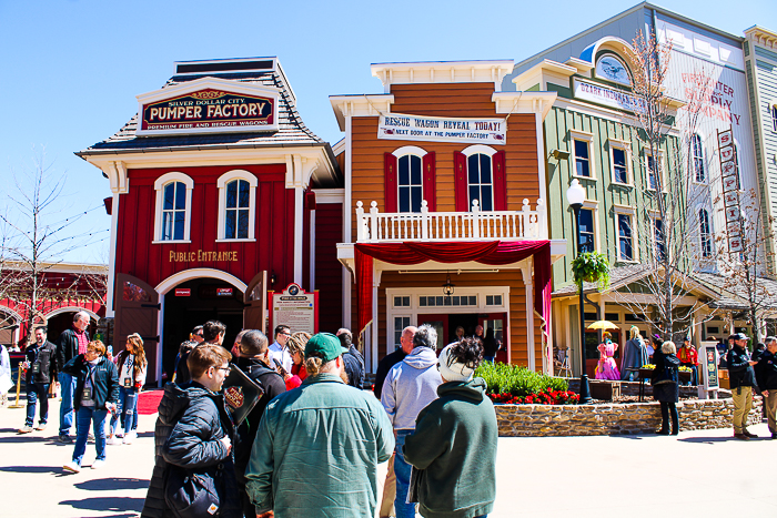 The final day of Fire in the Hole at Silver Dollar City, Branson, Missouri