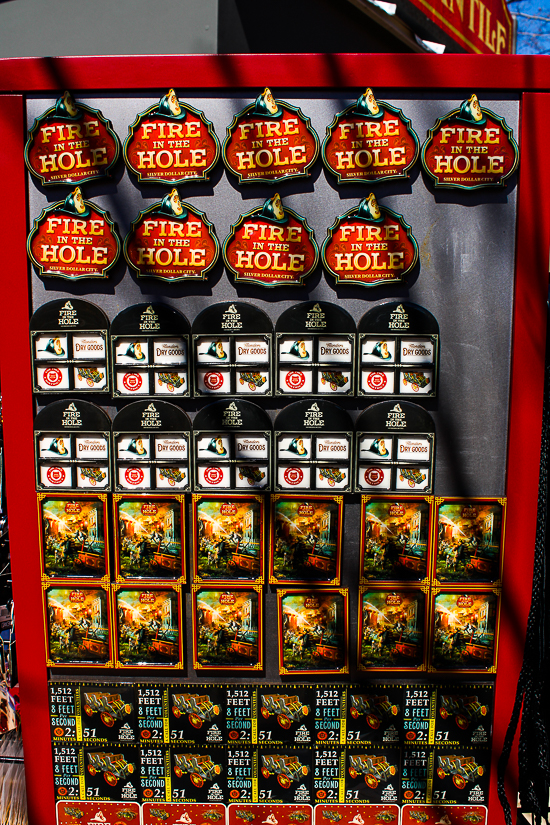 The final day of Fire in the Hole at Silver Dollar City, Branson, Missouri