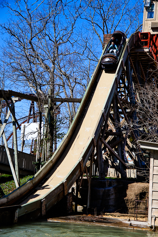 The American Plunge at Silver Dollar City, Branson, Missouri
