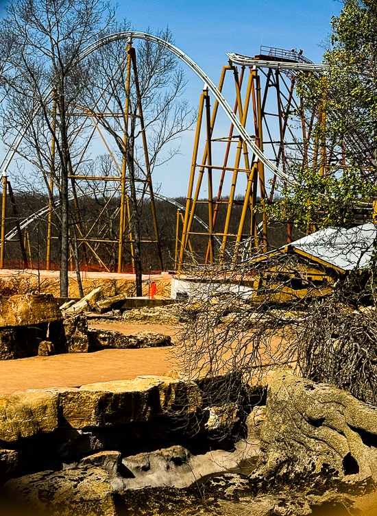  The New for 2027 roller coaster construction at Silver Dollar City, Branson, Missouri