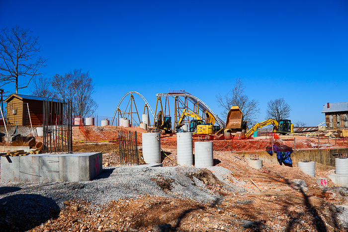 The Silver Sollar City Resort topping off ceremony at Silver Dollar City, Branson, Missouri