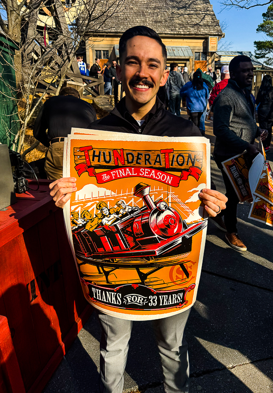 The First Last Ride of Thunderation at Silver Dollar City, Branson, Missouri