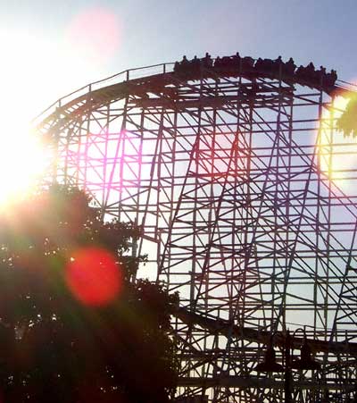 The Wild One Rollercoaster at Six Flags America, Largo, MD