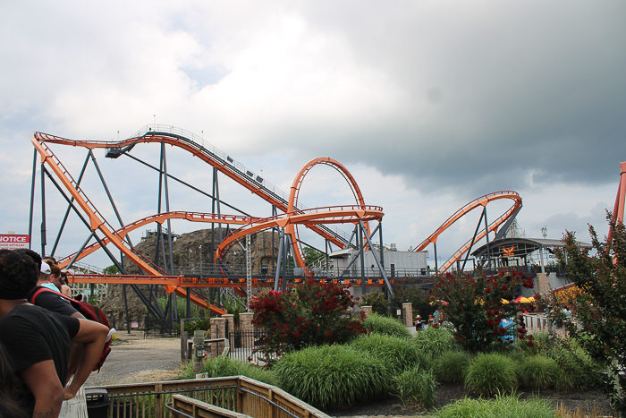The Firebird rollercoaster at Six Flags America, Upper Marlboro, MD