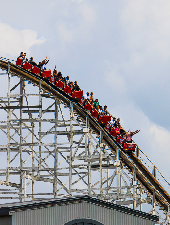 The Wild One Rollercoaster at Six Flags America, Upper Marlboro, MD