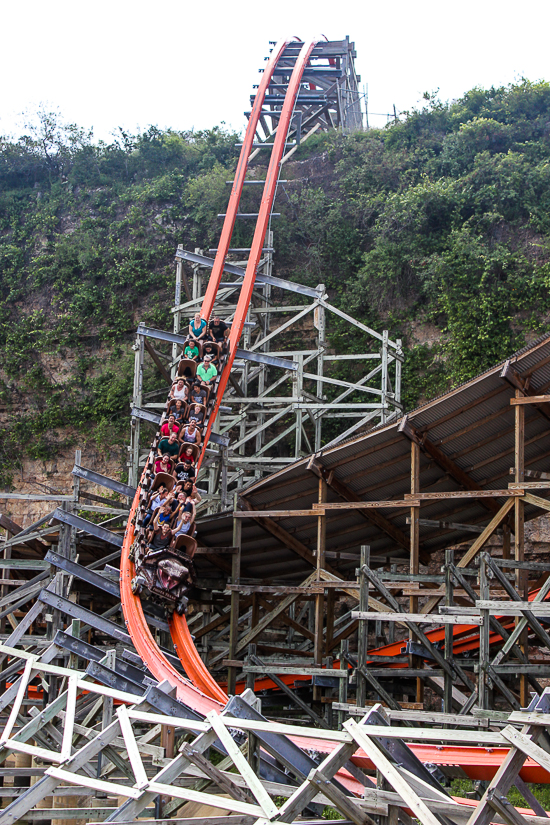 Iron Rattler Rollercoaster at Six Flags Fiesta Texas, San Antonio, Texas